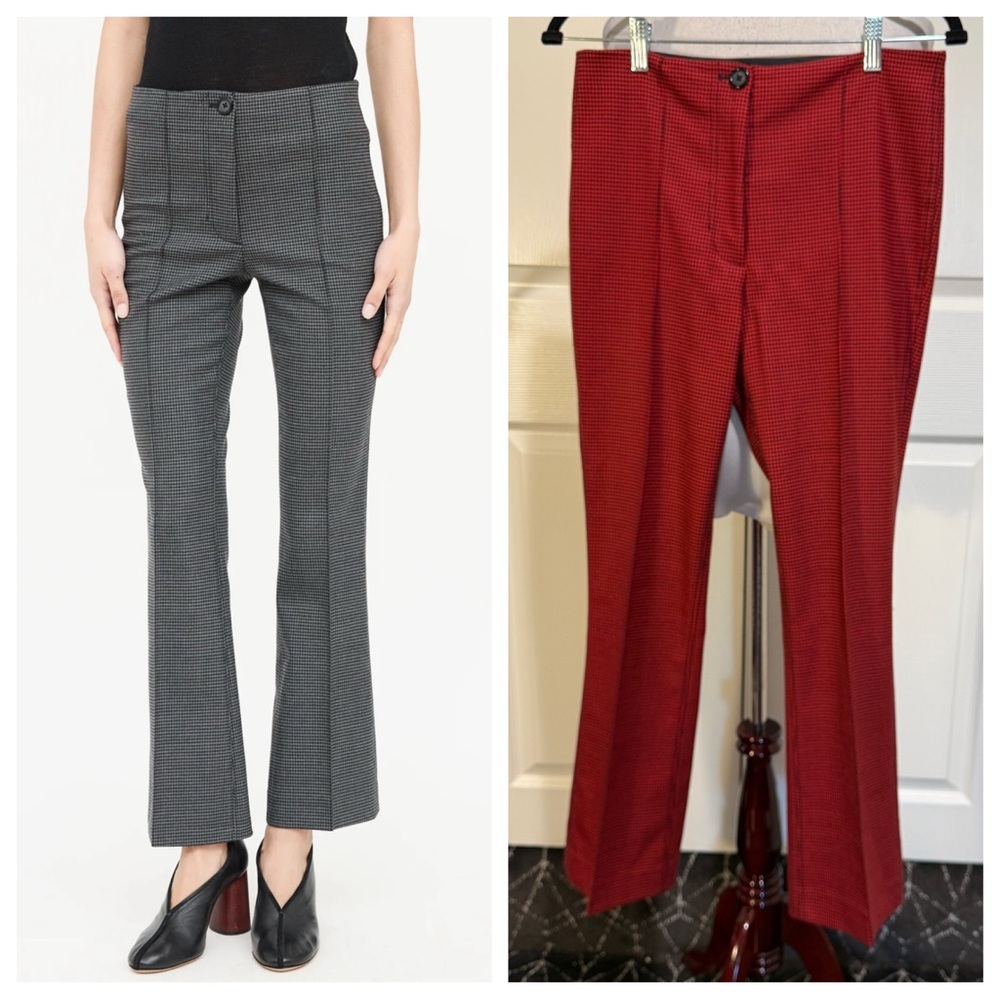 Helmut Lang Houndstooth High Rise Pant
